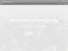 Tablet Screenshot of earndoing.com